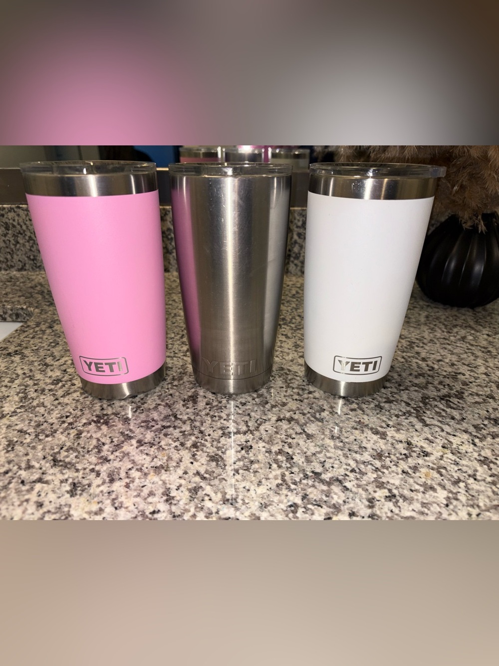 Yeti Stainless Steel Tumbler 20oz Set 3